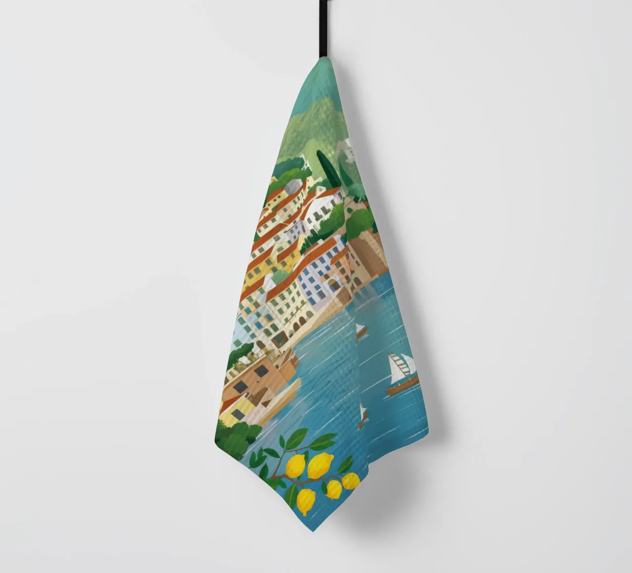 Lemon Grove Seaview canovaccio da cucina da Jasper Rune