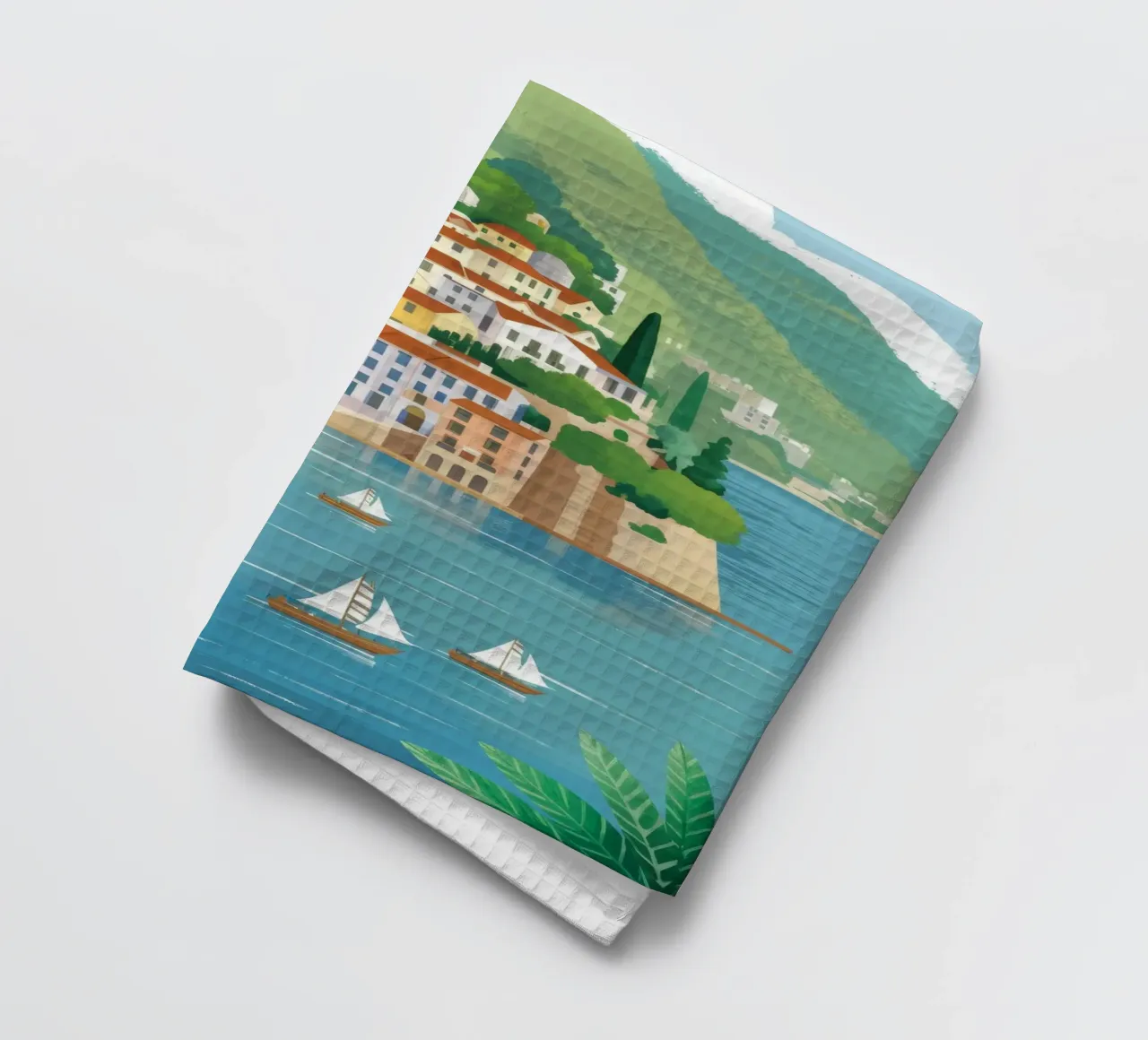 Lemon Grove Seaview canovaccio da cucina da Jasper Rune