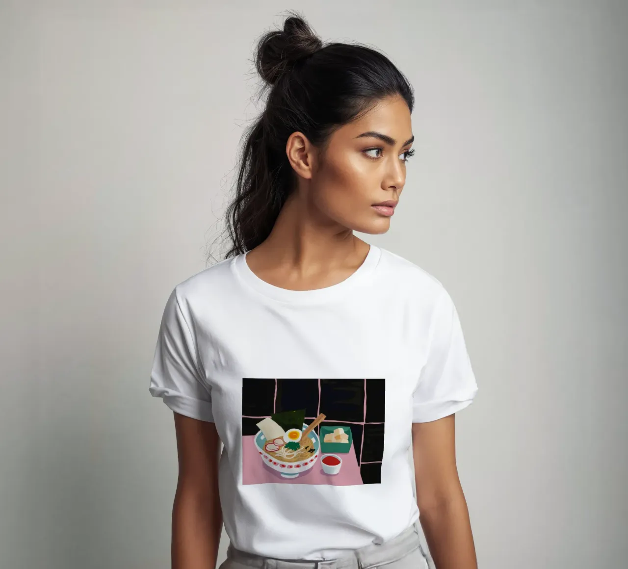 Ramen di mezzanotte Calma t-shirt da Aurora Muse