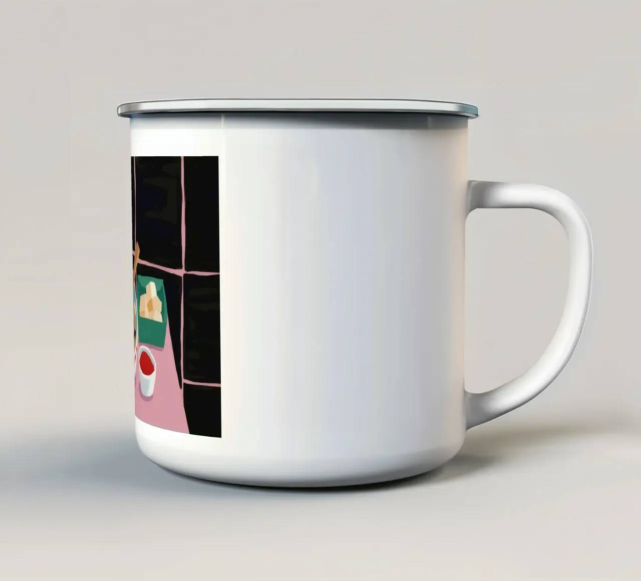 Ramen di mezzanotte Calma tazza in smalto da Aurora Muse