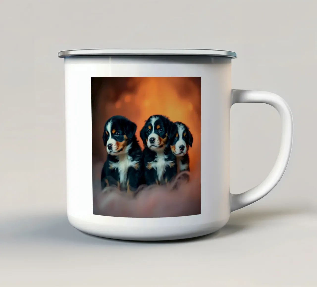 cuccioli carini #90 tazza in smalto da Yumis.Beargang.and.Me