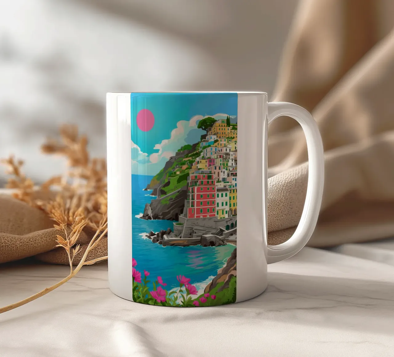 Sole Cremisi Cliffside tazza in ceramica da Jasper Rune