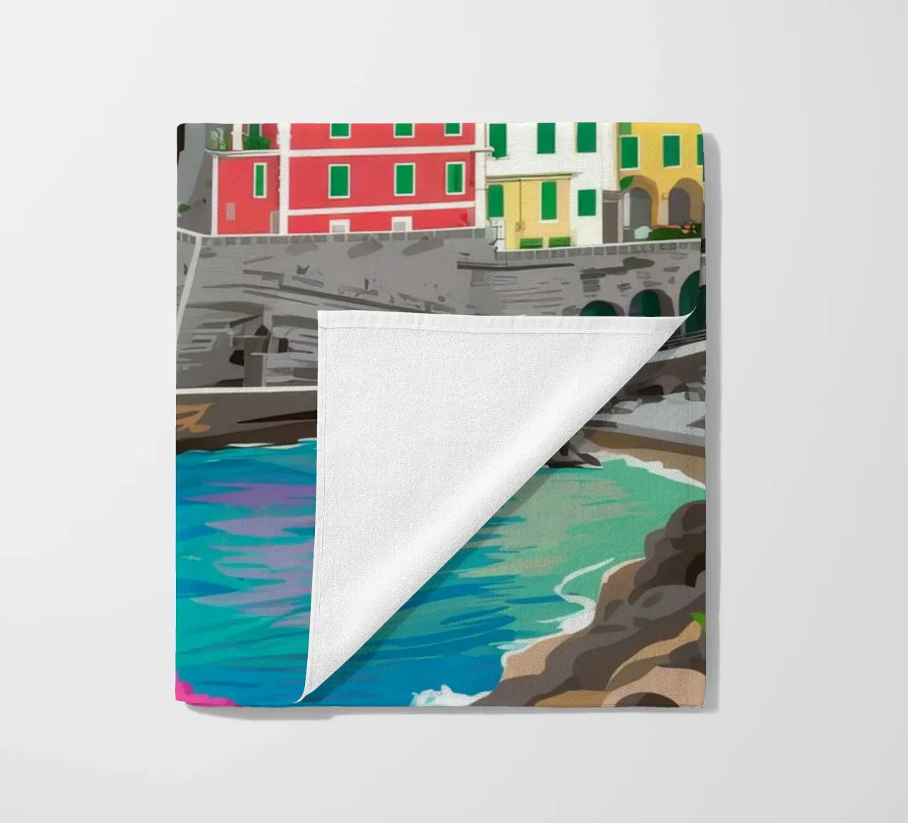 Sole Cremisi Cliffside telo mare da Jasper Rune