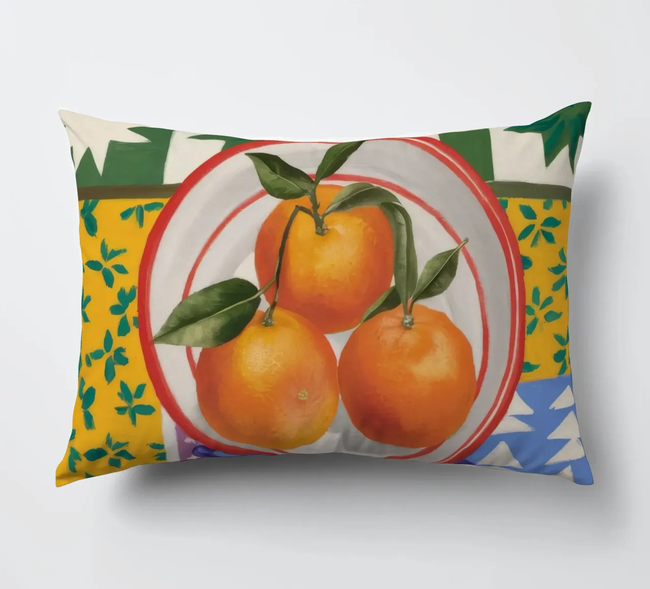 Pattern mandarino Pop cuscino da Aurora Muse