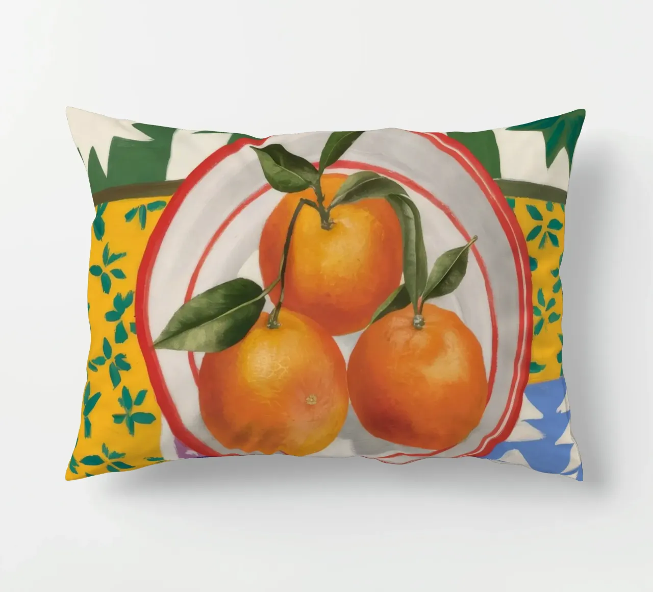 Pattern mandarino Pop cuscino da Aurora Muse