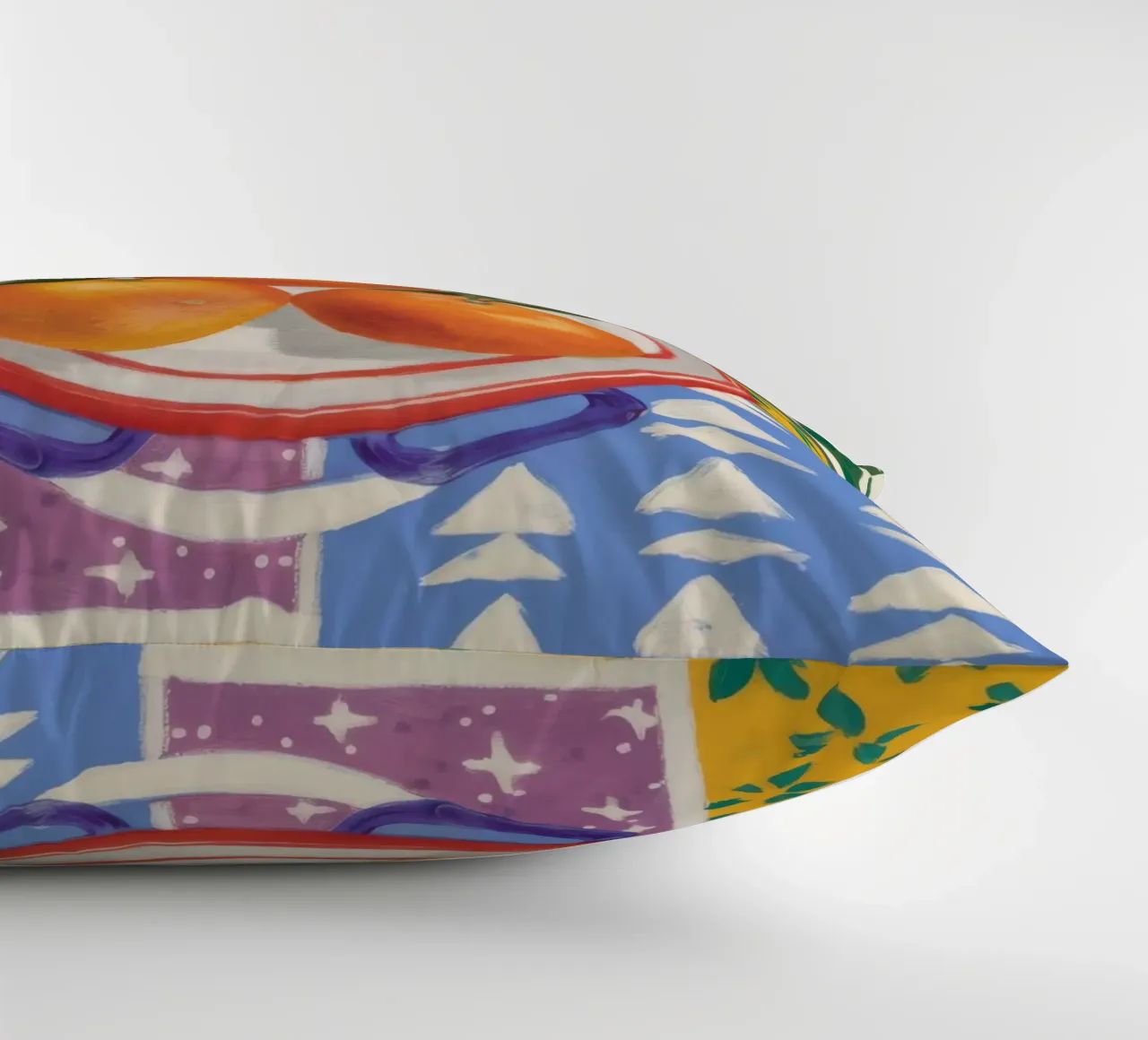 Pattern mandarino Pop cuscino da Aurora Muse