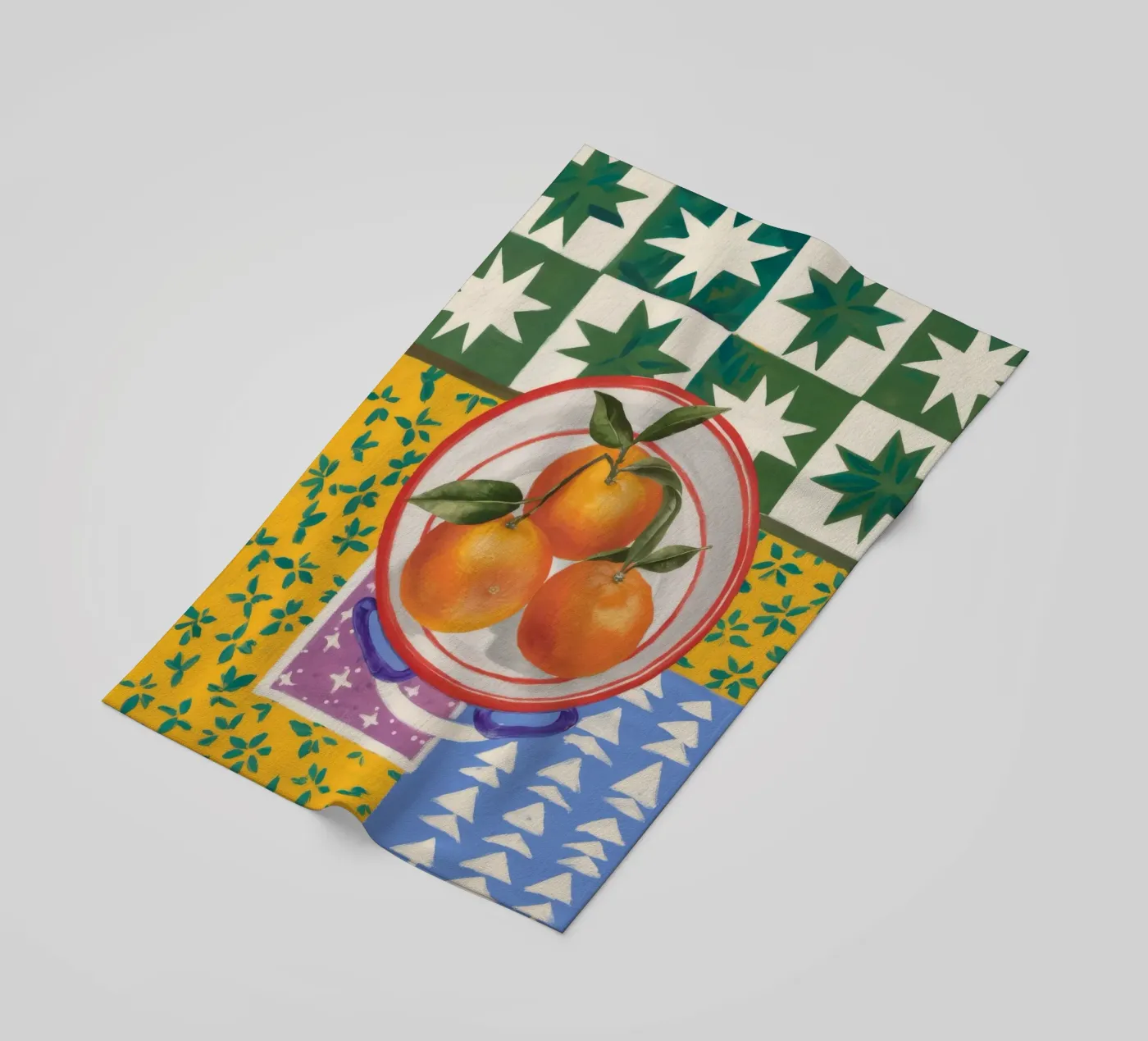 Mandarin Pattern Pop telo mare da Aurora Muse