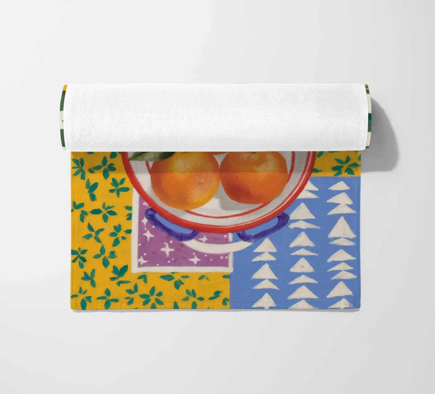 Mandarin Pattern Pop telo mare da Aurora Muse