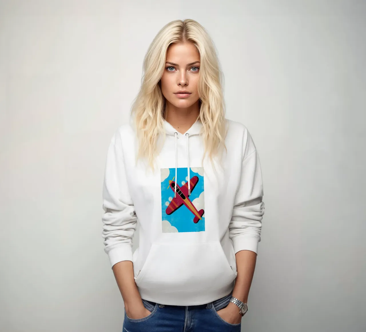 libellula aereo retrò felpa con cappuccio da ralliness