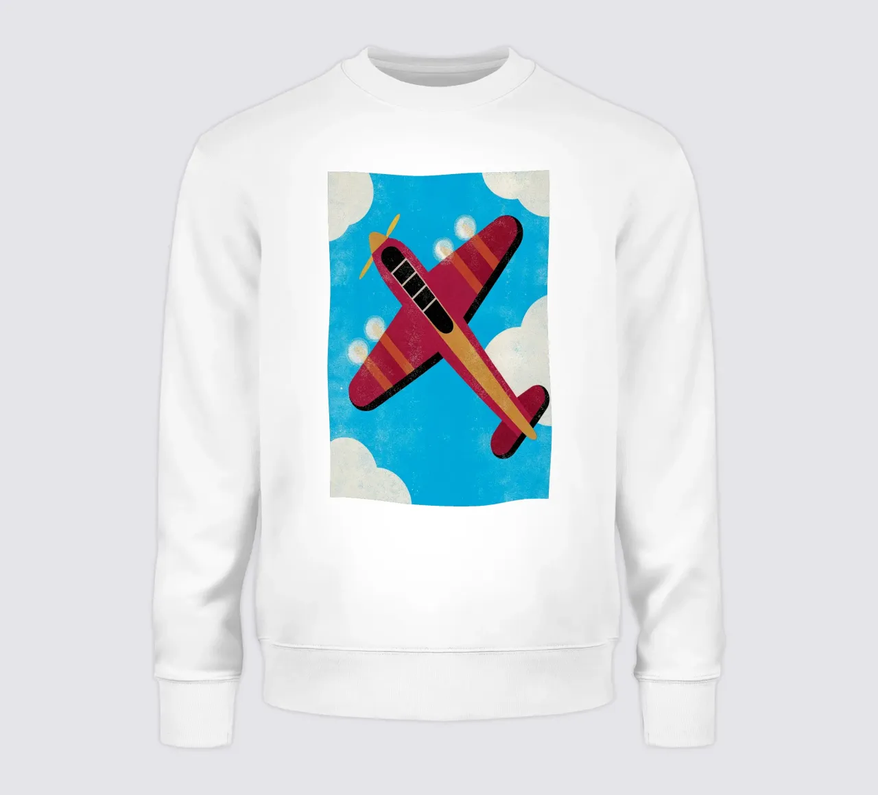 libelle flugzeug retro Sweatshirt von ralliness