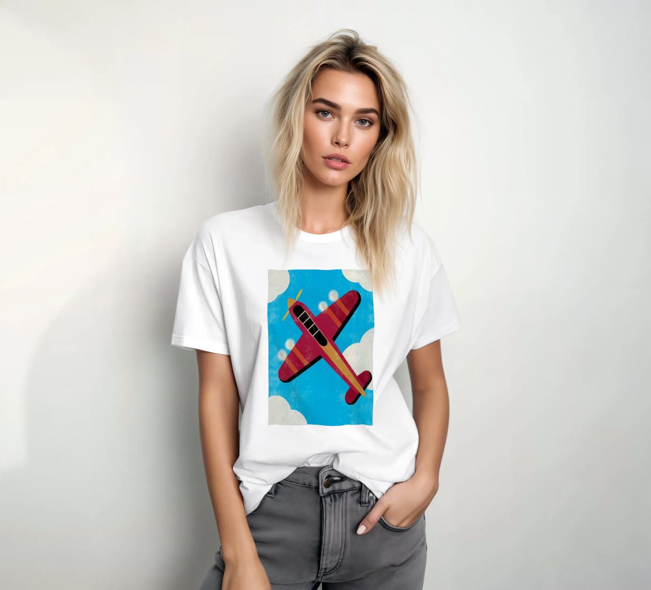 libellula aereo retrò t-shirt da ralliness