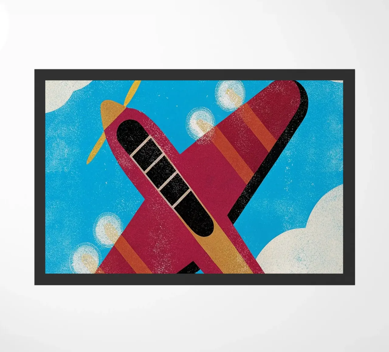 libellula aereo retrò zerbino da ralliness