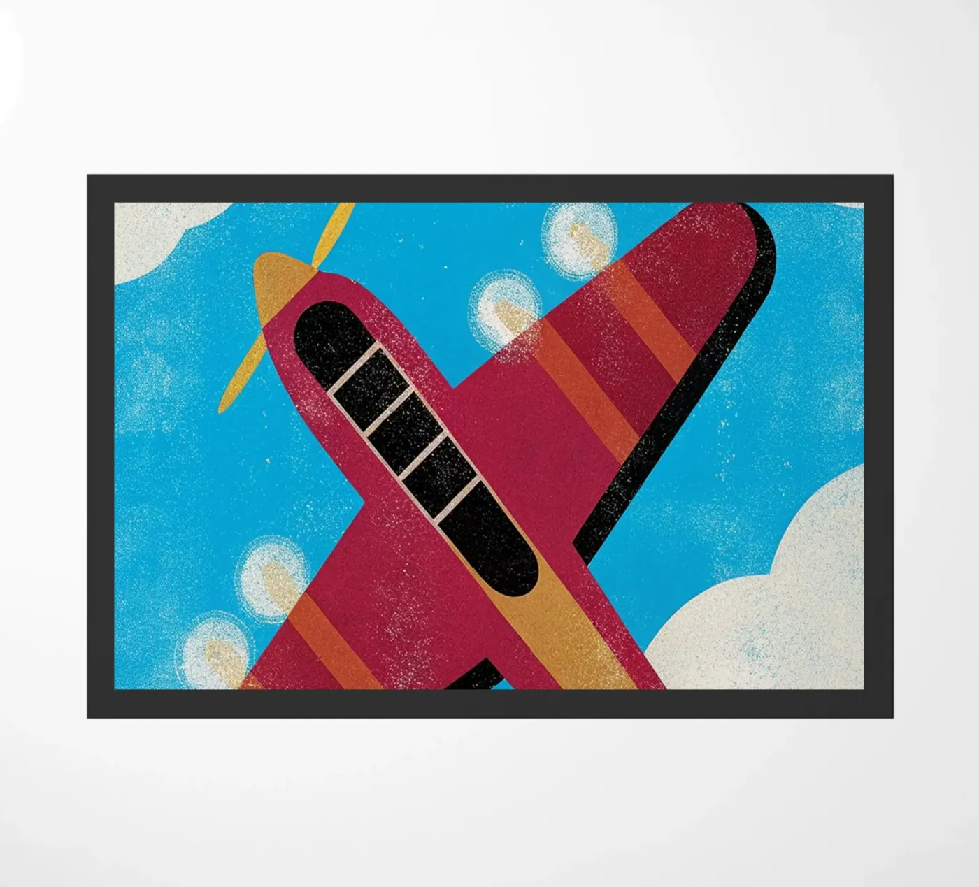 dragonfly airplane retro zerbino da ralliness