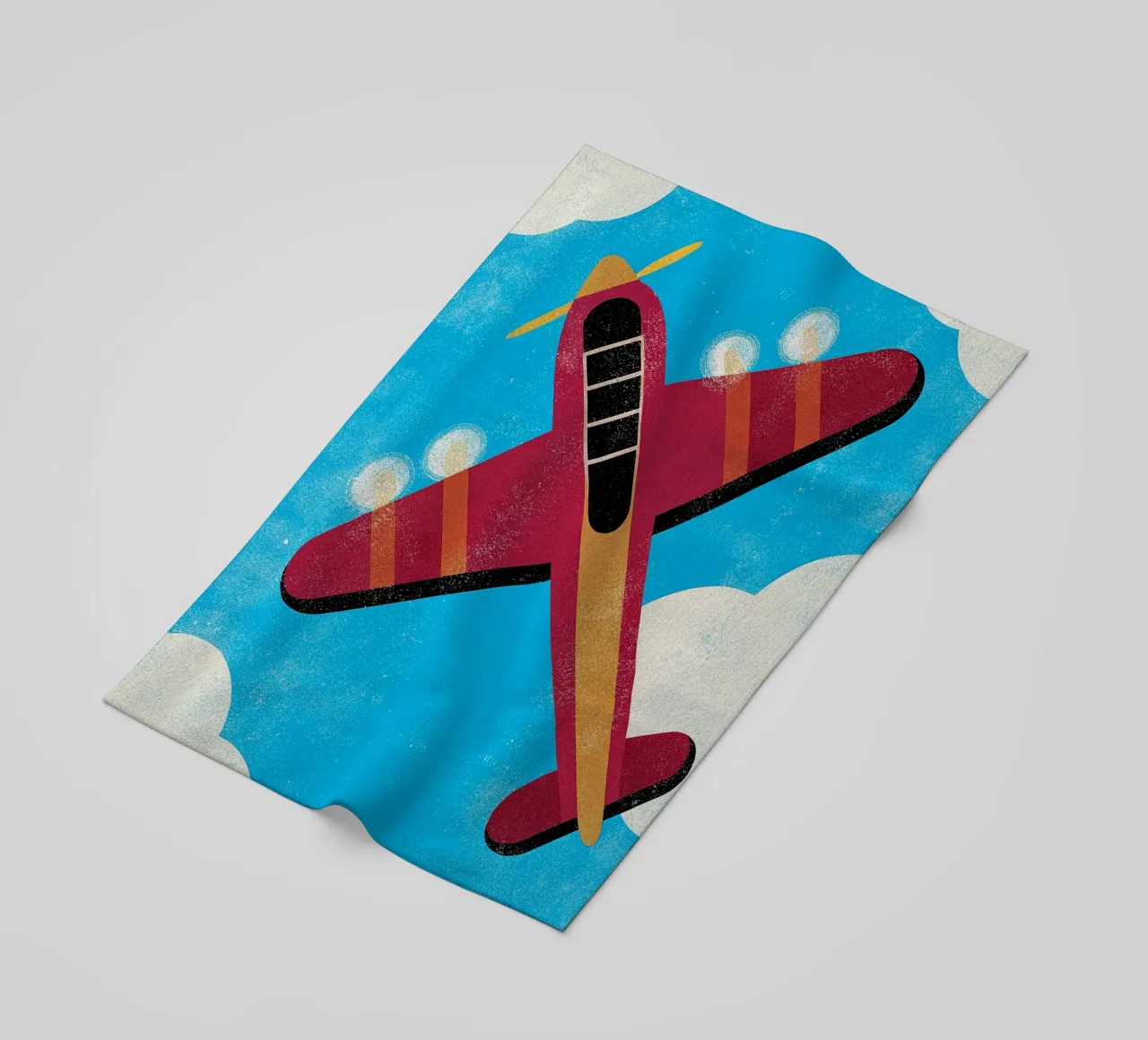 libellula aereo retrò telo mare da ralliness