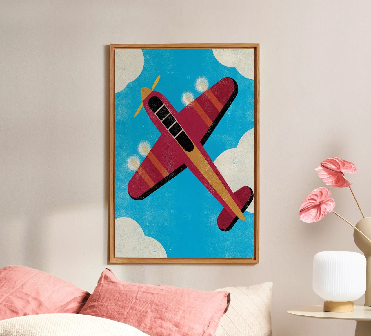 libellula aereo retrò alluminio dibond da ralliness