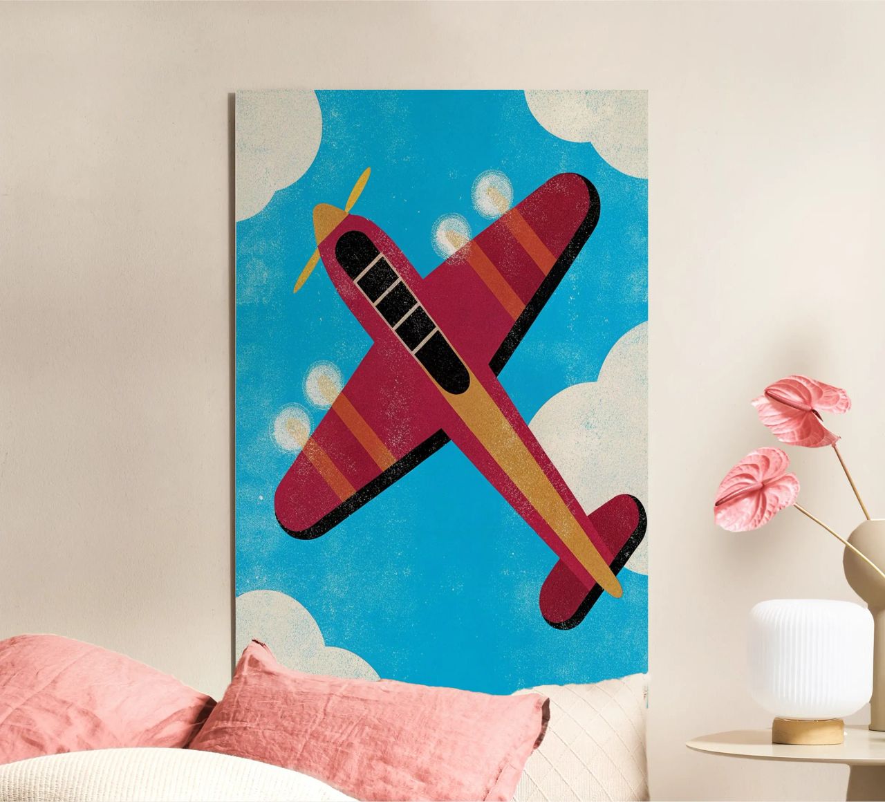 libellula aereo retrò alluminio dibond da ralliness