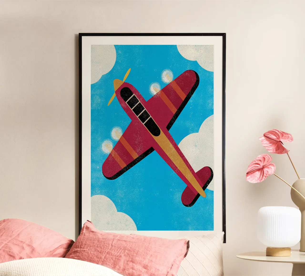 libellula aereo retrò poster da ralliness