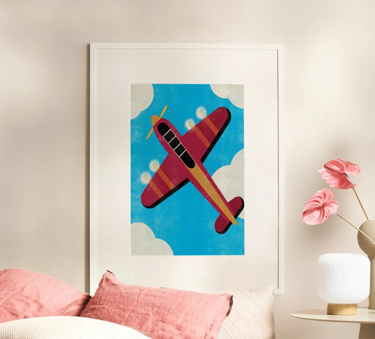 libellula aereo retrò poster da ralliness