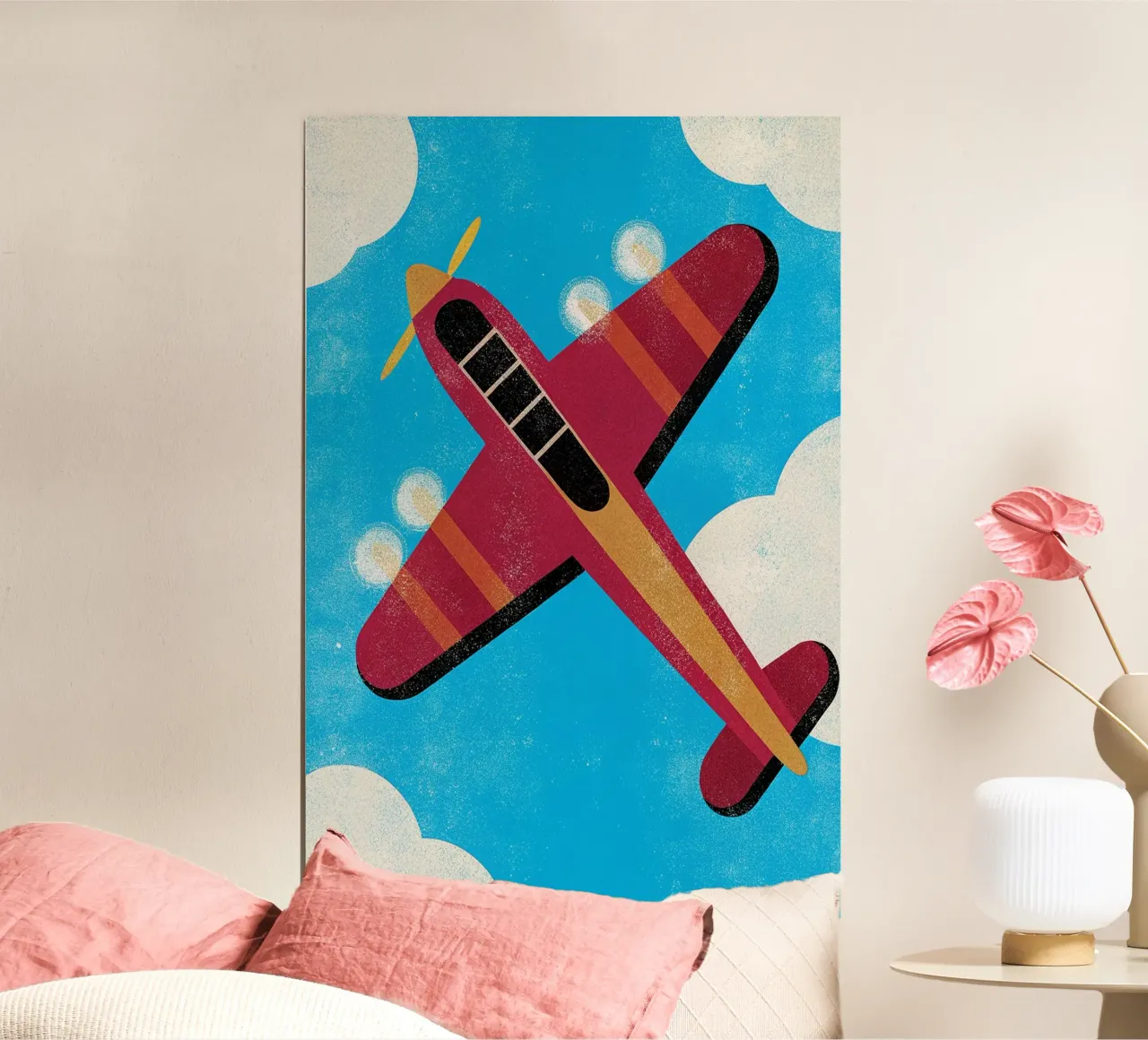 libellula aereo retrò poster da ralliness