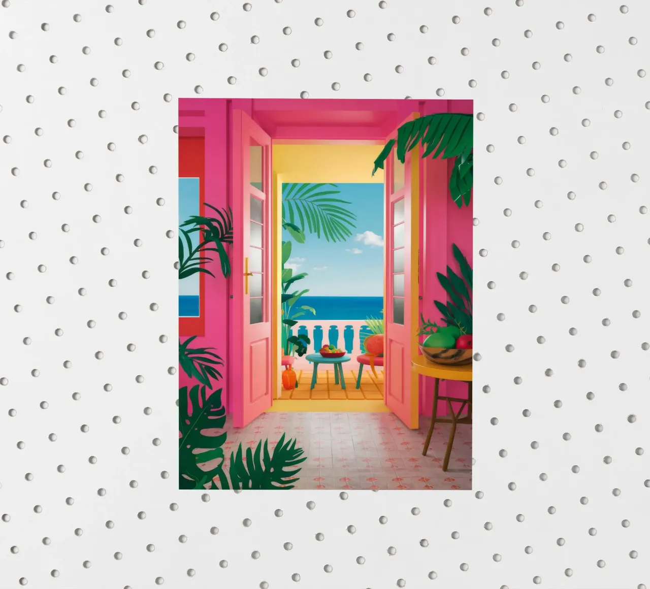 Balcony Sea Breeze sticker by Jasper Rune