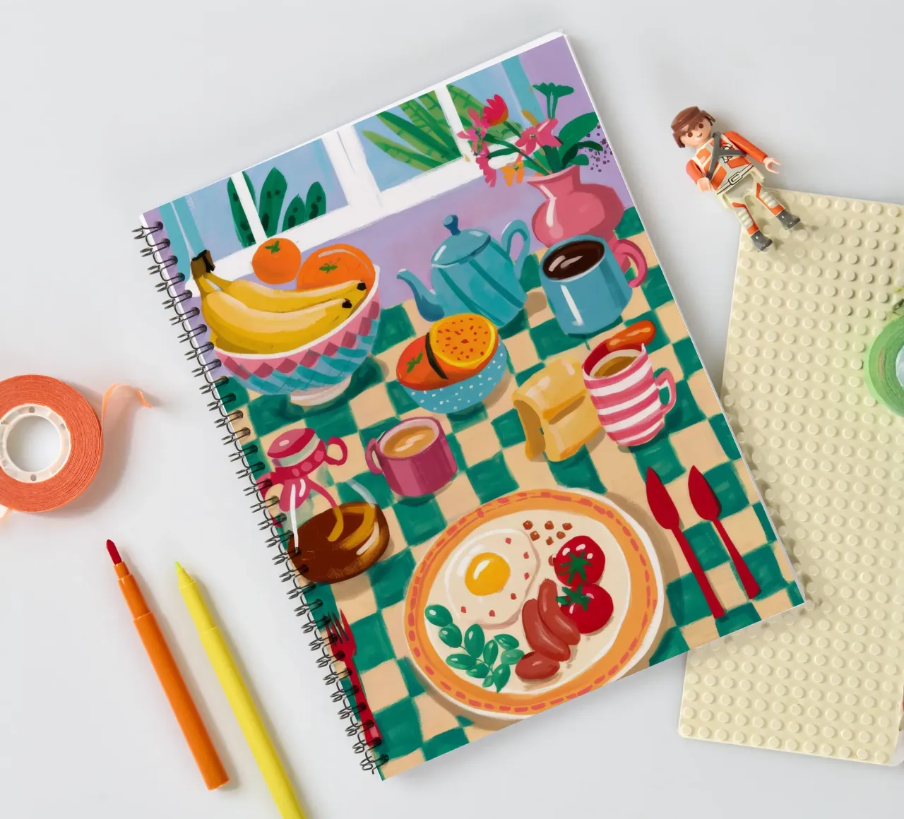 Brunch Color Harmony spiral notebook by Aurora Muse