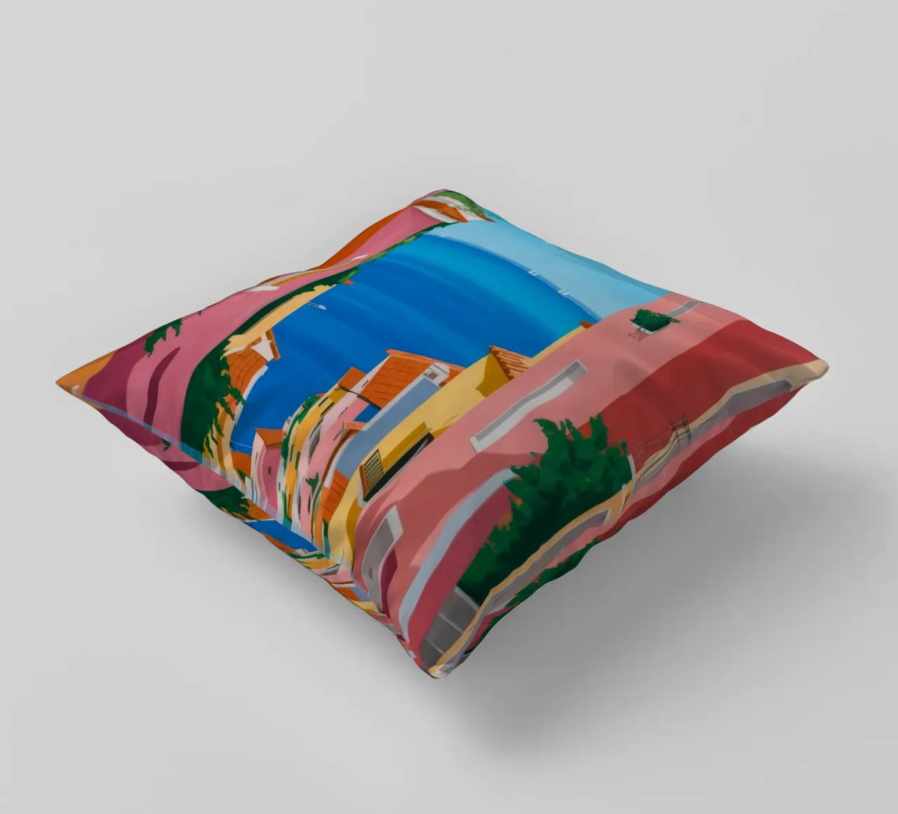 Pathway to Sea decorative cushion by Jasper Rune