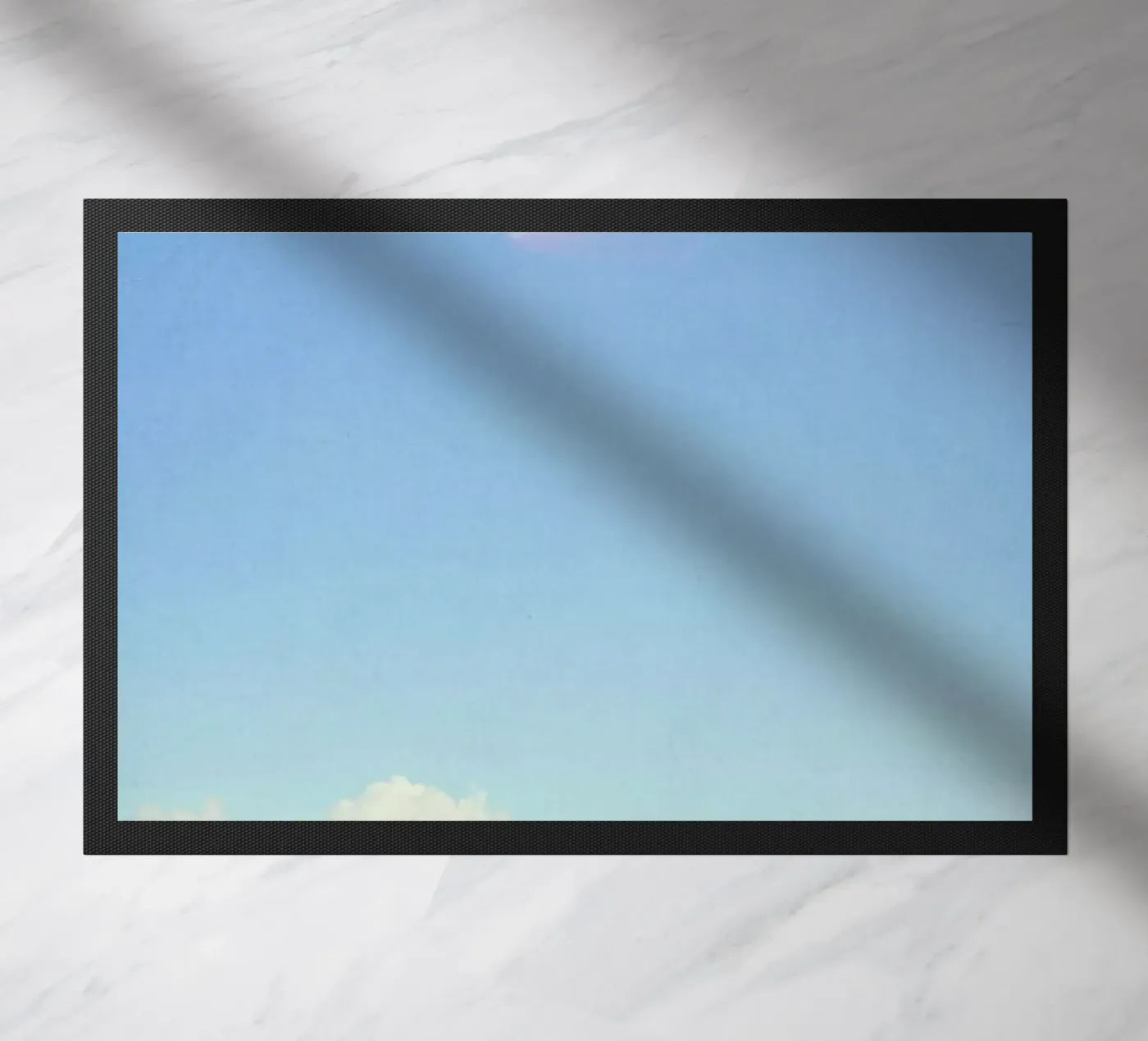 Mexico Beach doormat by Mina Teslaru