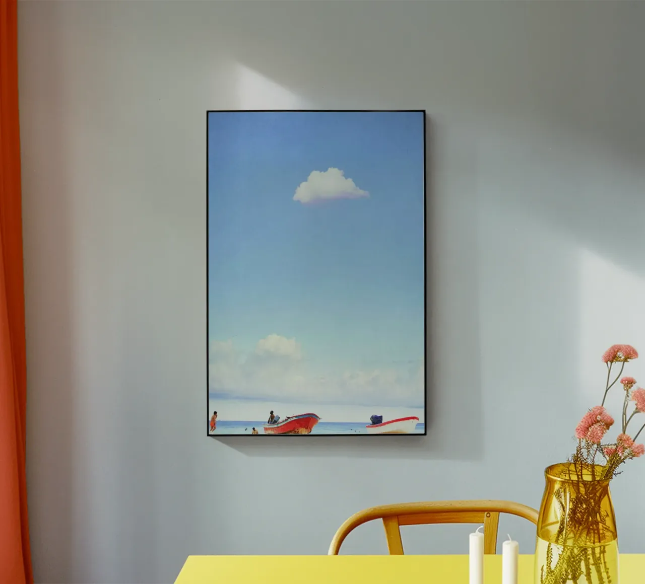 Mexico Beach acrylic glass by Mina Teslaru