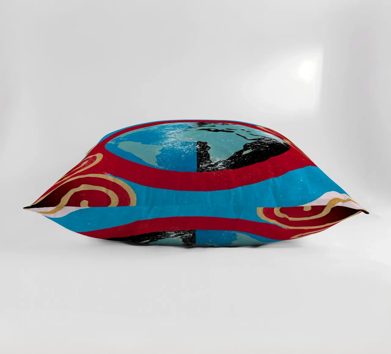 earth planets art decorative cushion by ralliness