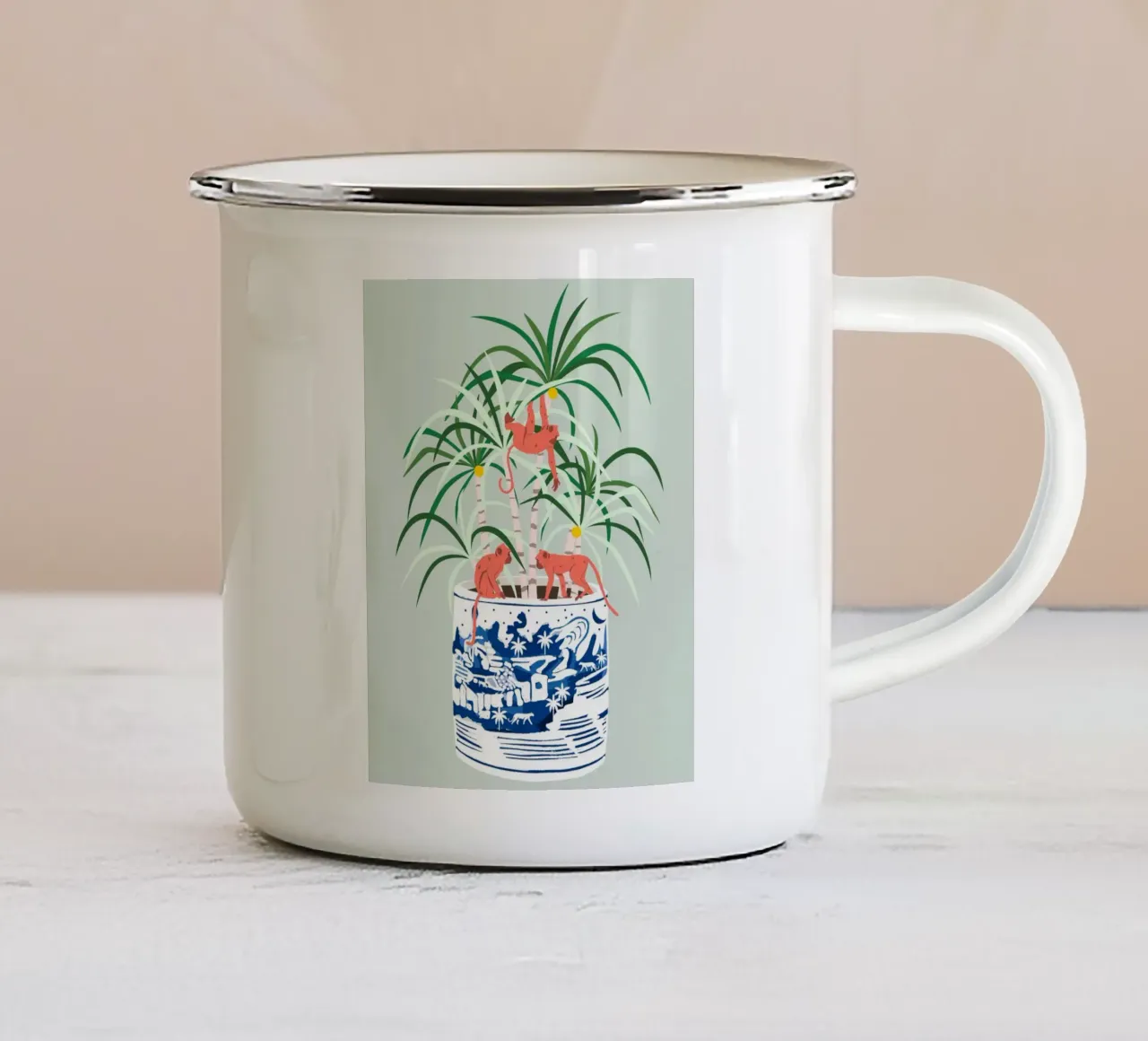 Bonsai tropicale tazza in smalto da 83oranges