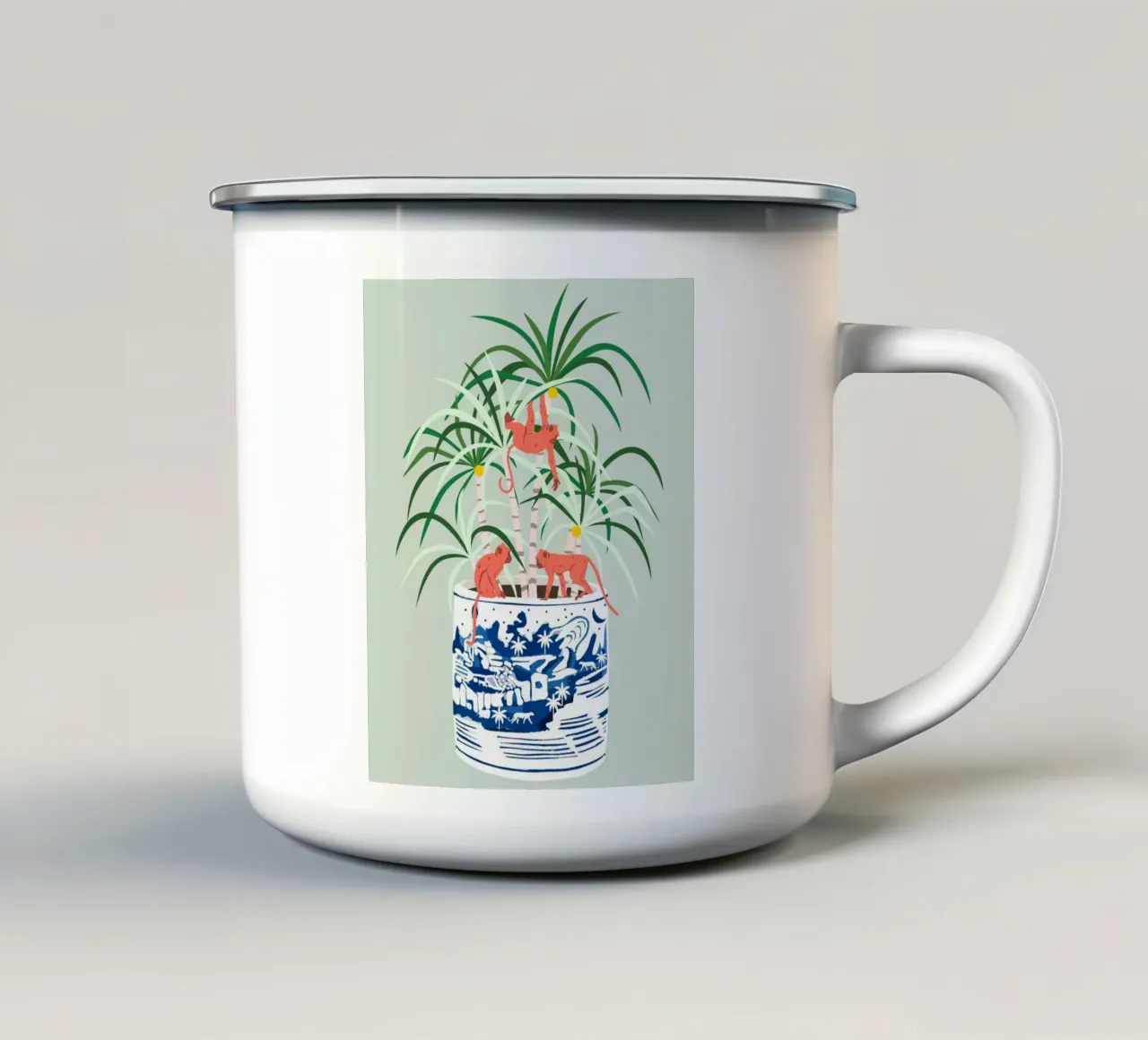 Bonsai tropicale tazza in smalto da 83oranges