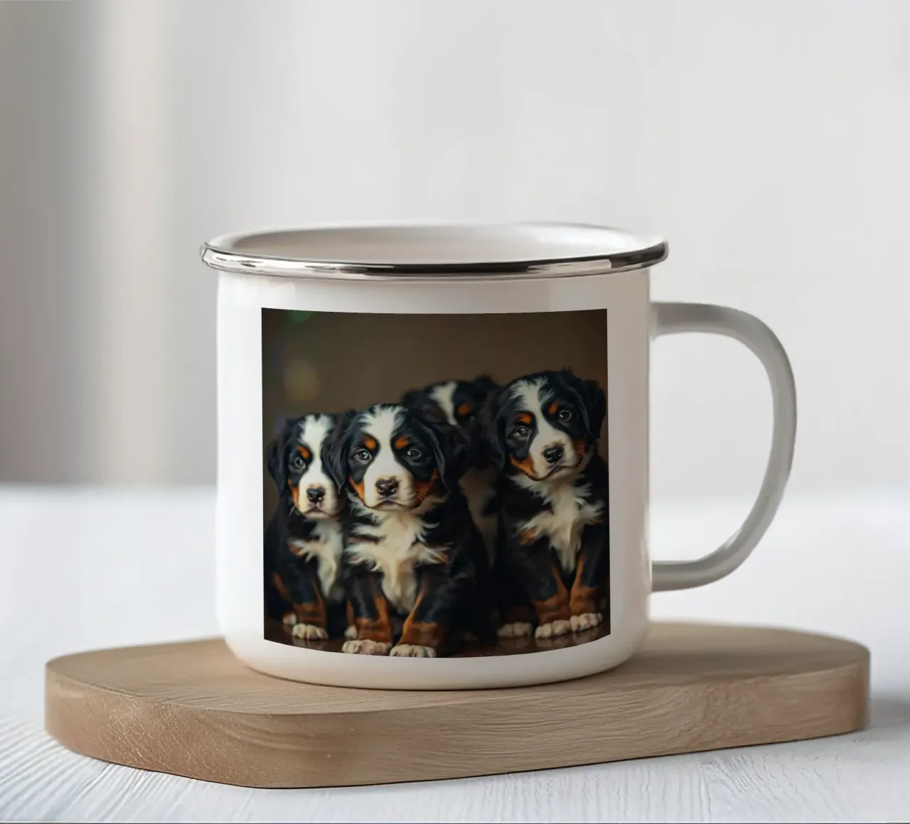 cuccioli carini #93 tazza in smalto da Yumis.Beargang.and.Me