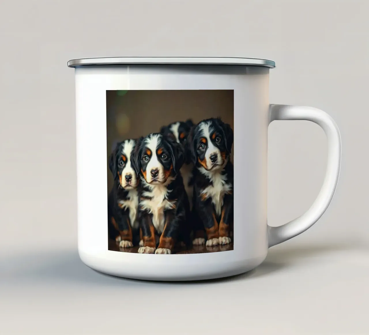 cuccioli carini #93 tazza in smalto da Yumis.Beargang.and.Me