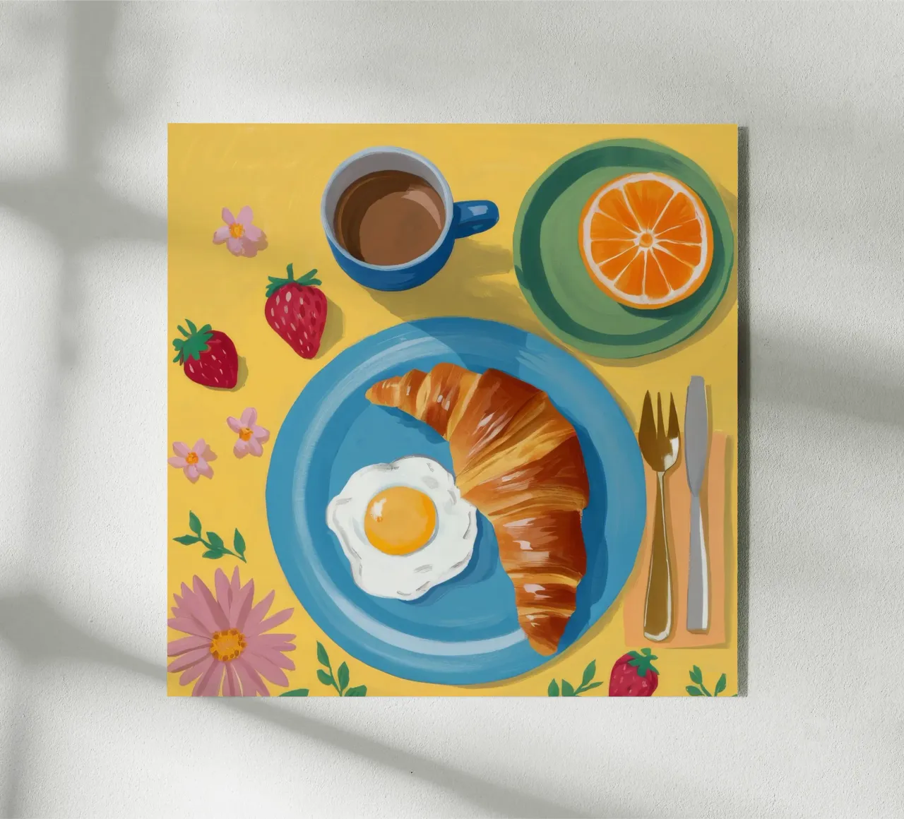 Citrus Breakfast Glow acrylic glass by Aurora Muse