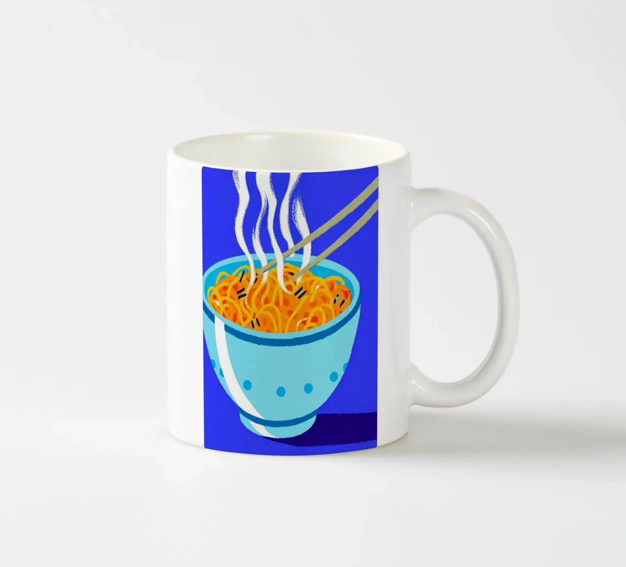 mangiare spaghetti tazza in ceramica da ralliness