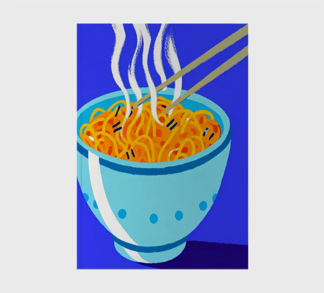 eating noodle notebook by ralliness