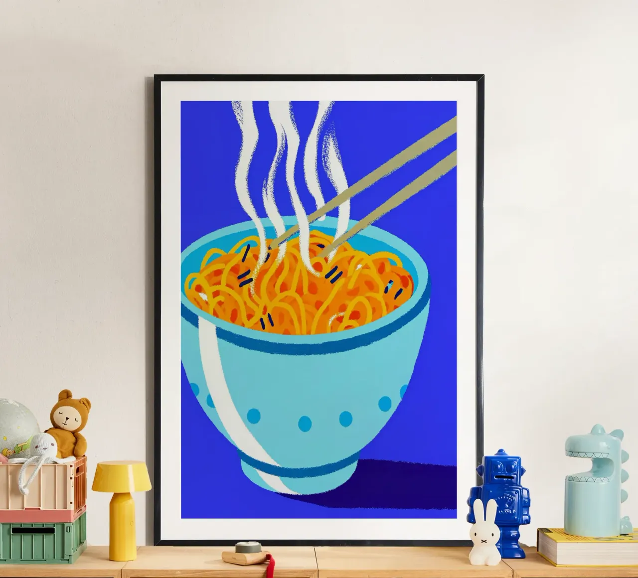 eating noodle hahnemühle by ralliness