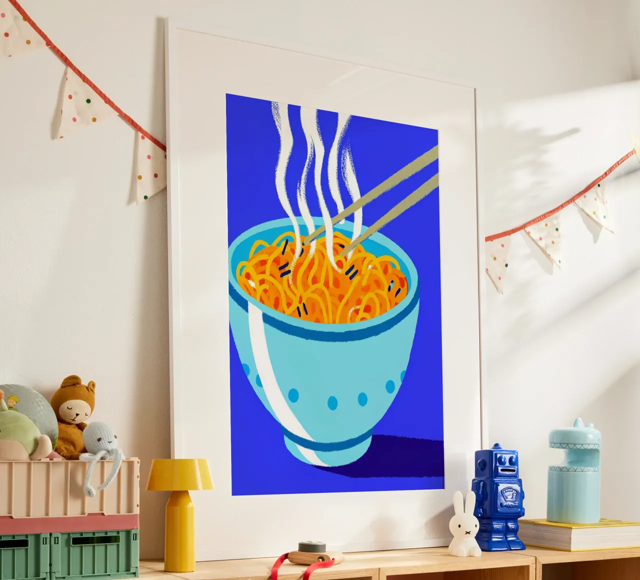 eating noodle hahnemühle by ralliness