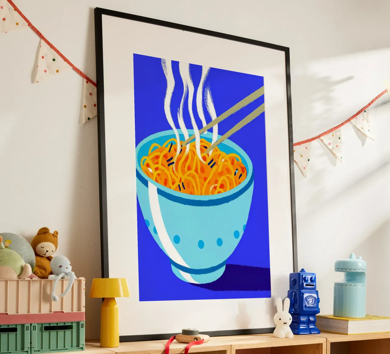 eating noodle hahnemühle by ralliness