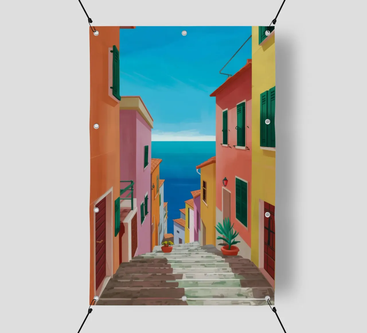 Passi in ombra Vista mare telo in pvc da Jasper Rune