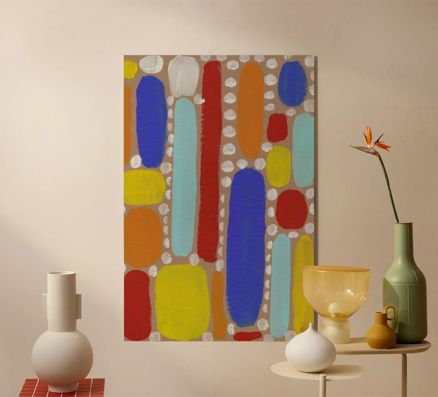 Dotty acryl van UN-TYPISCH