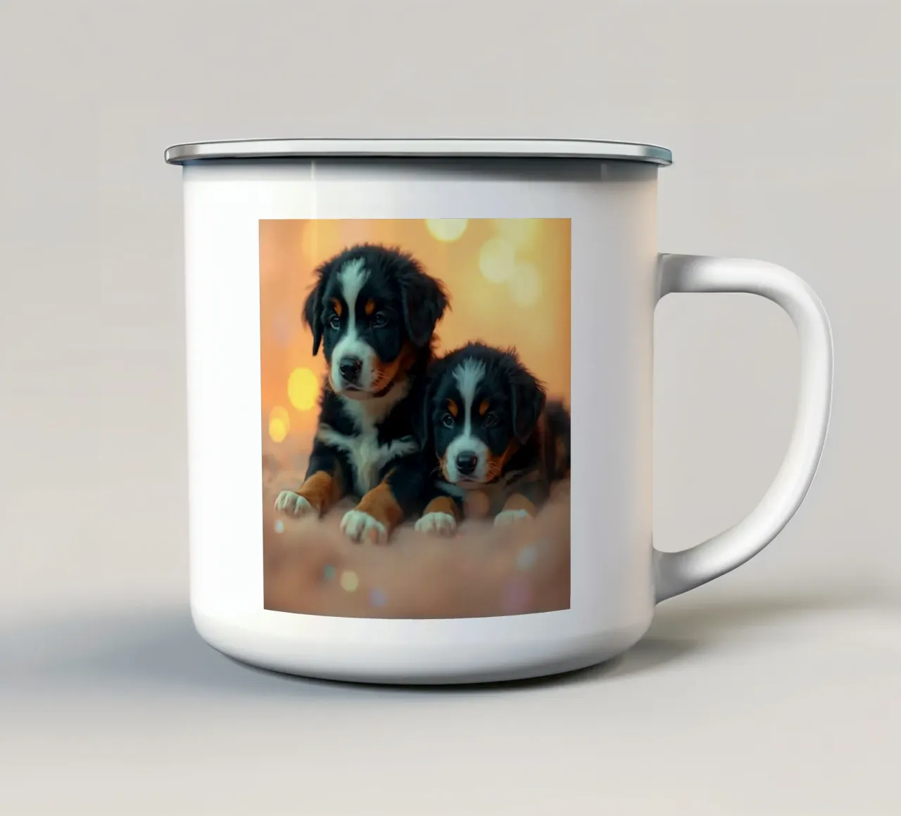 cuccioli carini #94 tazza in smalto da Yumis.Beargang.and.Me
