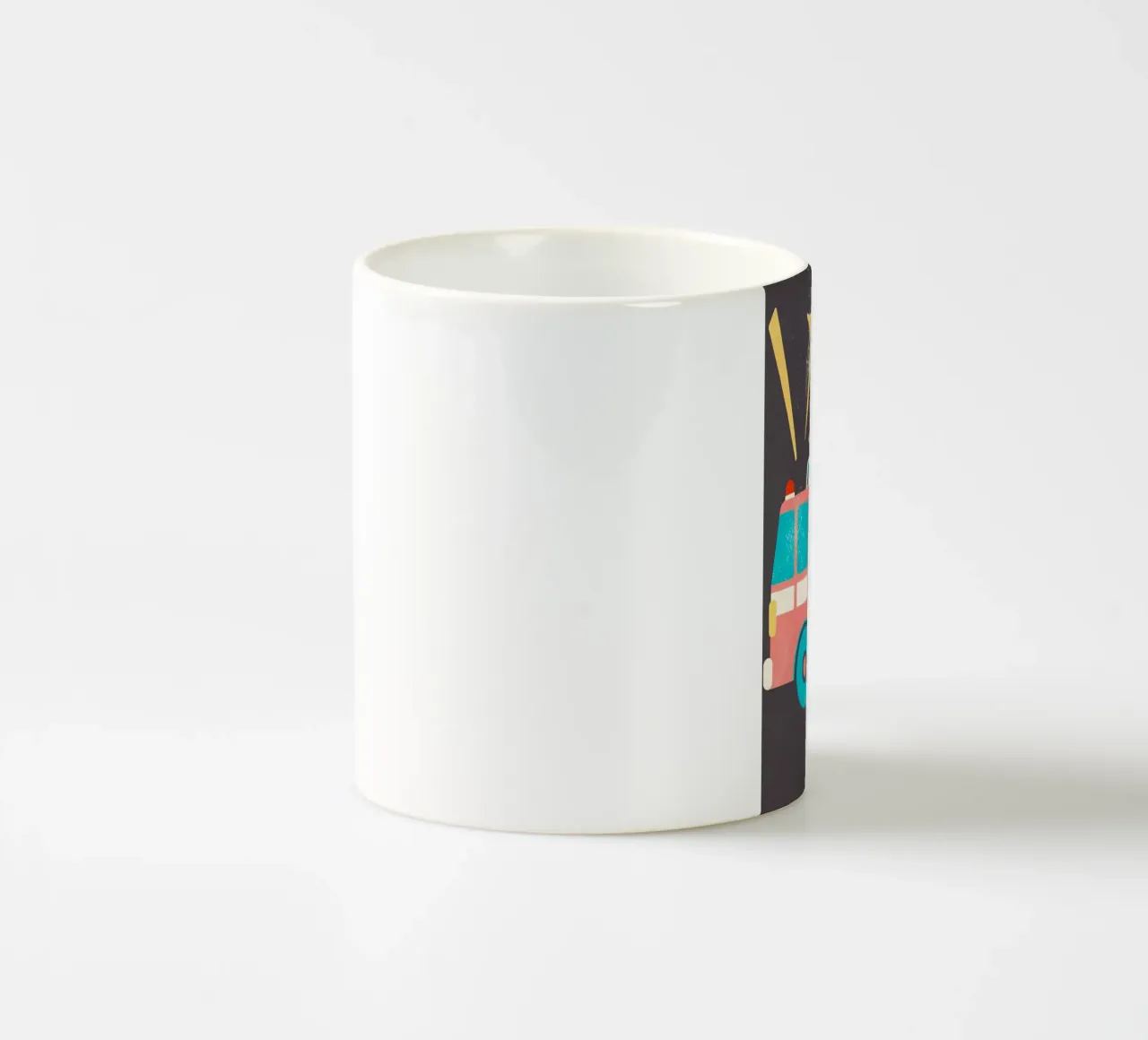 auto dei vigili del fuoco retro tazza in ceramica da ralliness