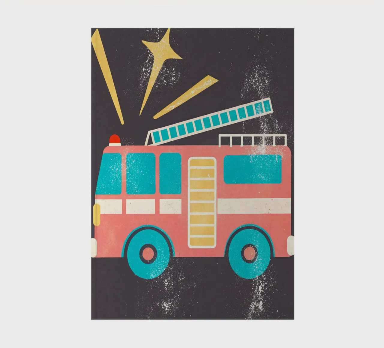 auto dei vigili del fuoco retro diario da ralliness