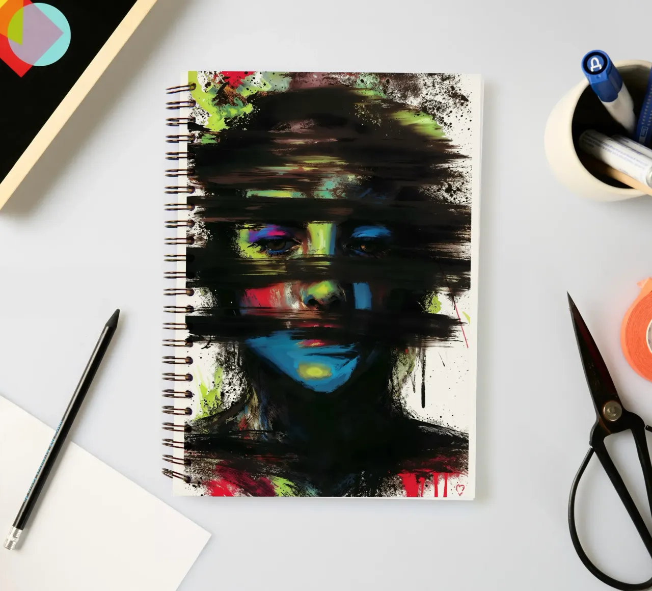 Hidden Layers spiral notebook by KUNSTstück