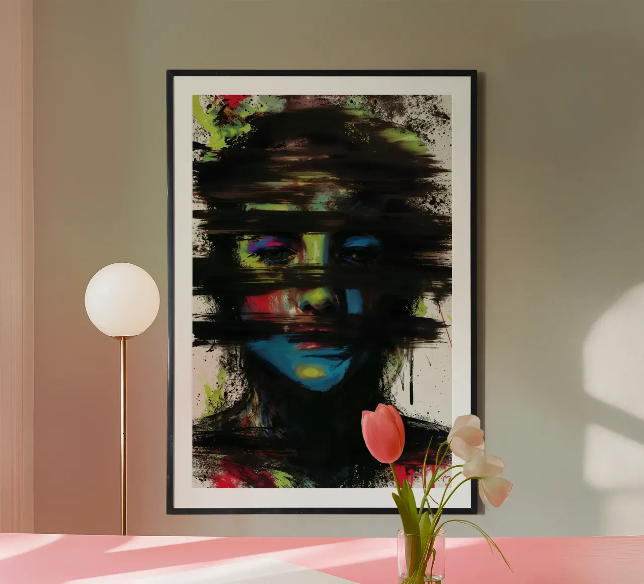 Strati nascosti poster con telaio in plastica da KUNSTstück