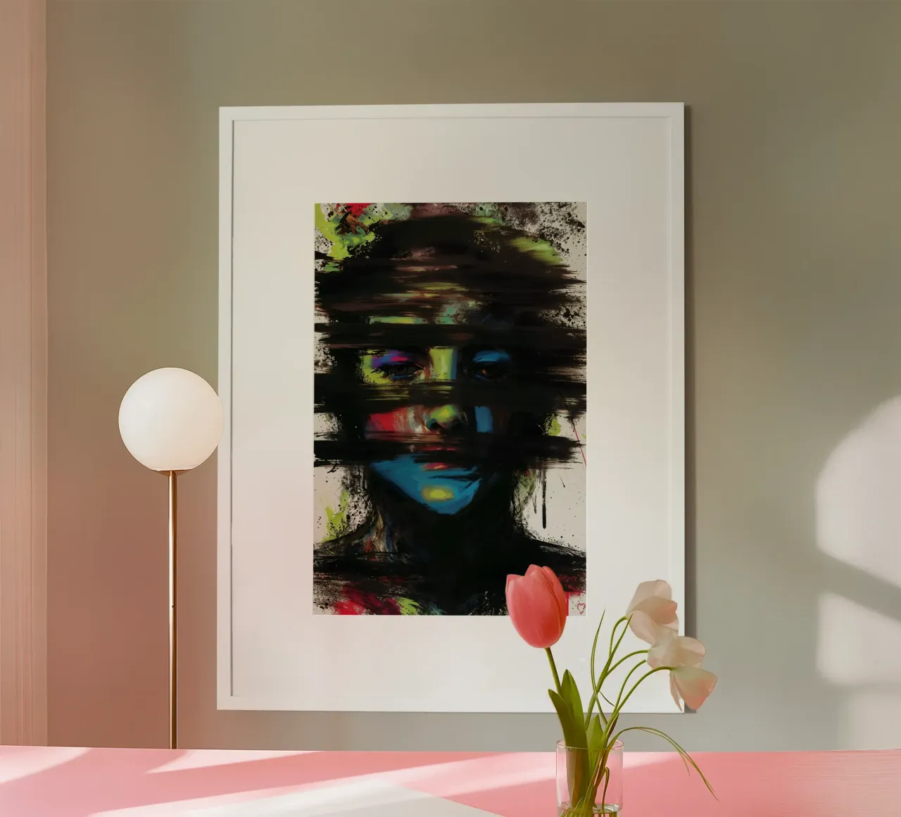 Strati nascosti poster con telaio in plastica da KUNSTstück