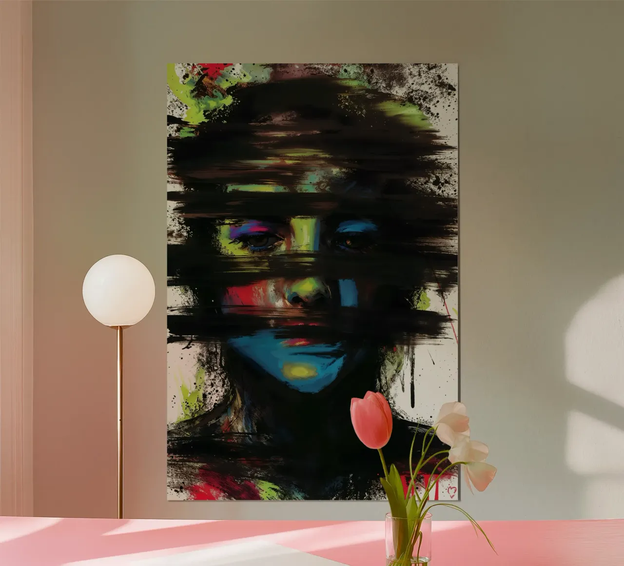 Strati nascosti poster con telaio in plastica da KUNSTstück