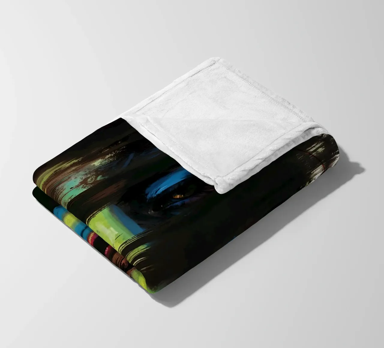 Hidden Layers fleece blanket by KUNSTstück