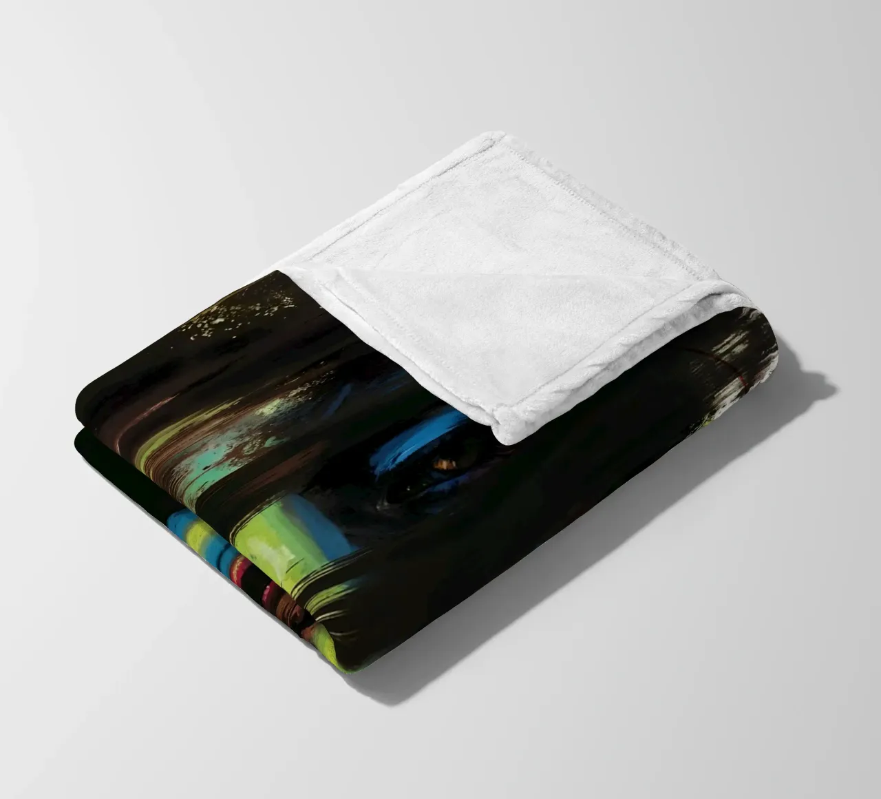 Hidden Layers fleece blanket by KUNSTstück
